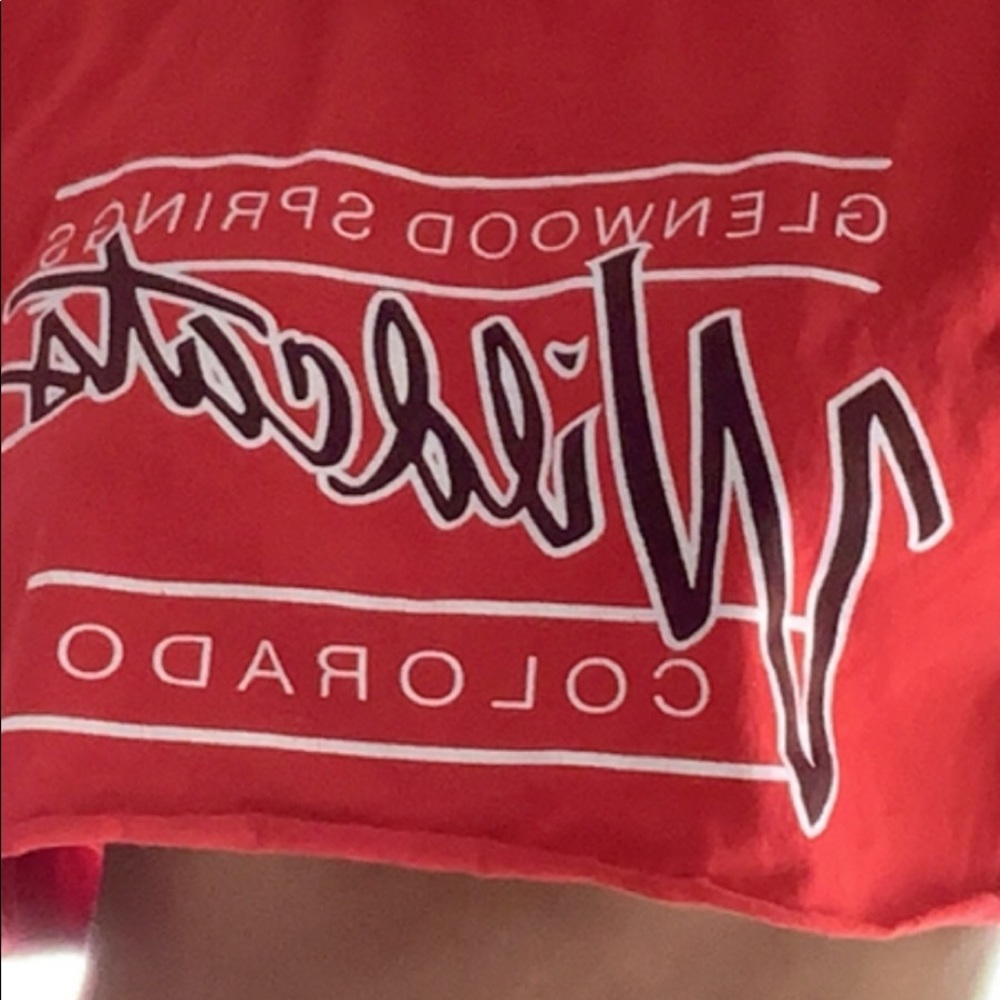 Red wildcats brandy melville crop top